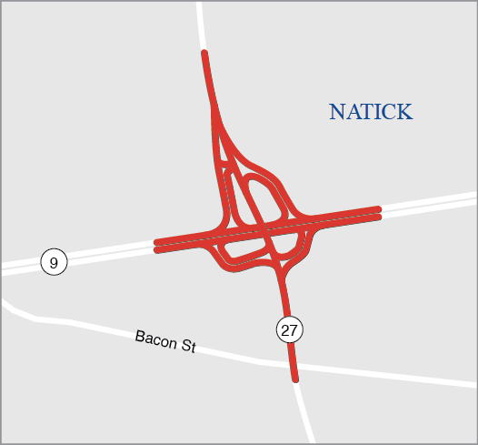 Natick: Bridge Replacement, Route 27 Over Route 9 and Interchange Improvements 